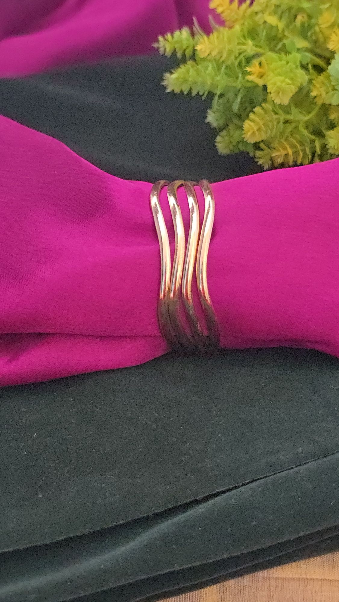 Pure impon unpolished bangles 