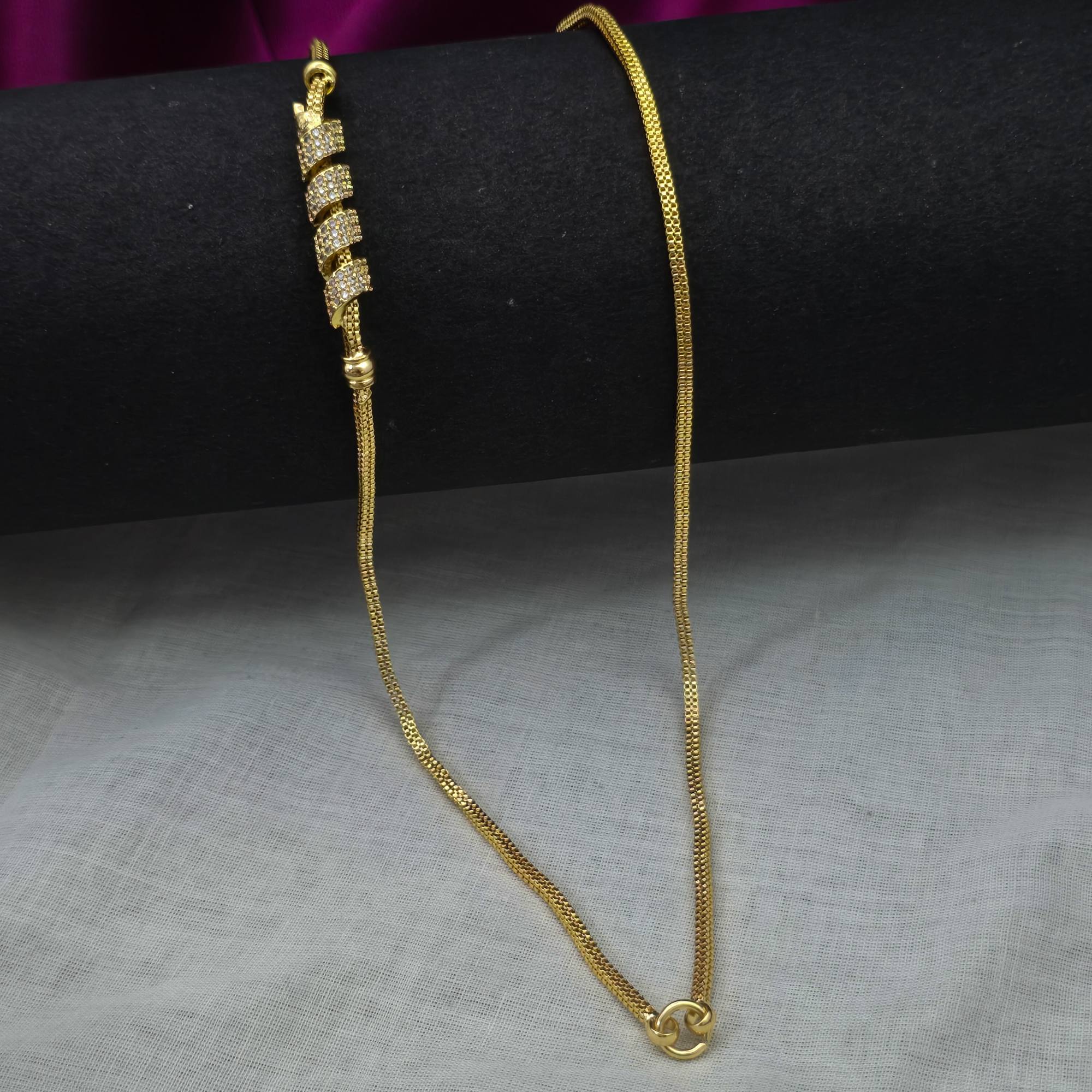 Diamond replica mugapu chain 