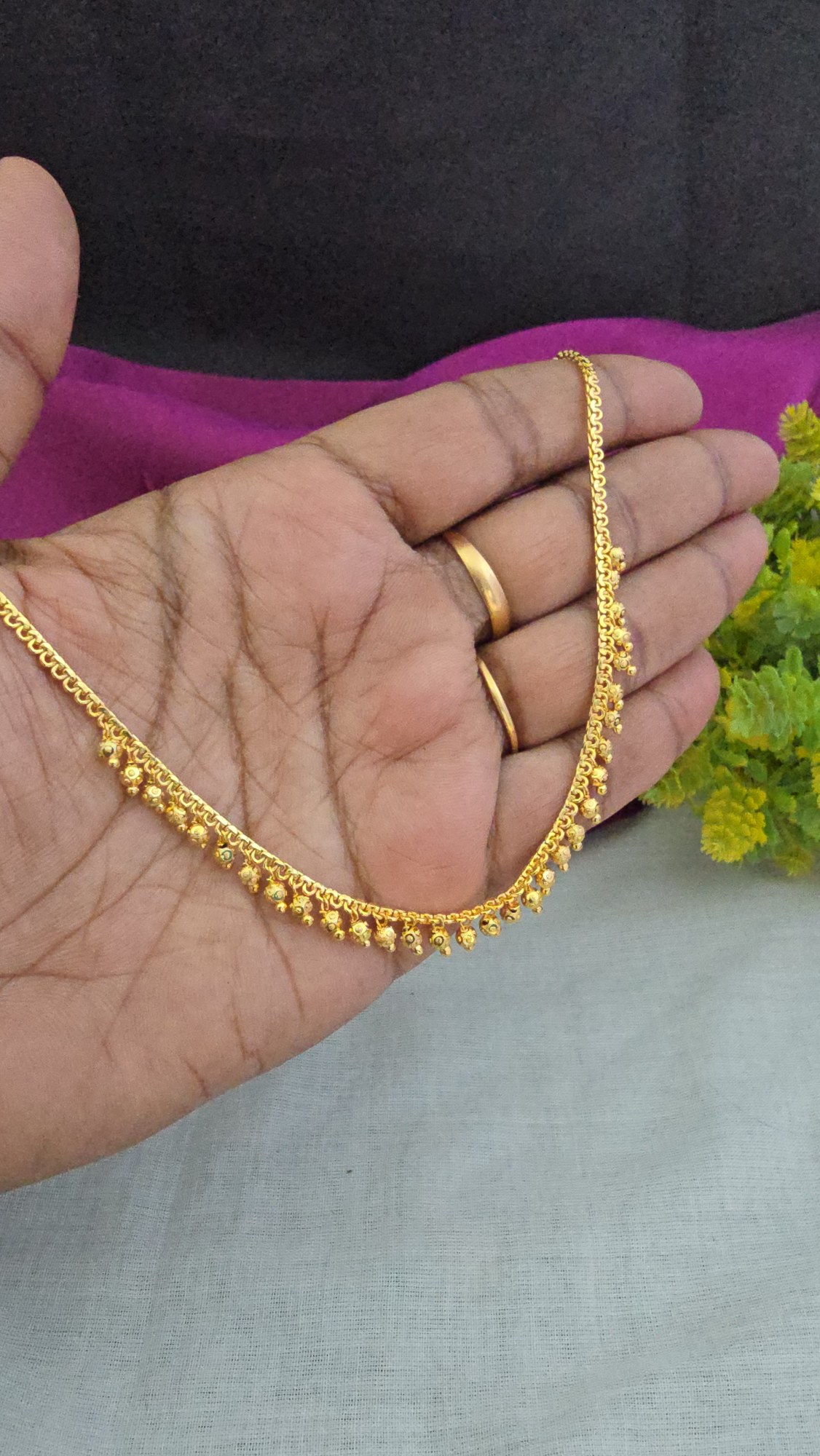 Ball Hanging Necklace 
