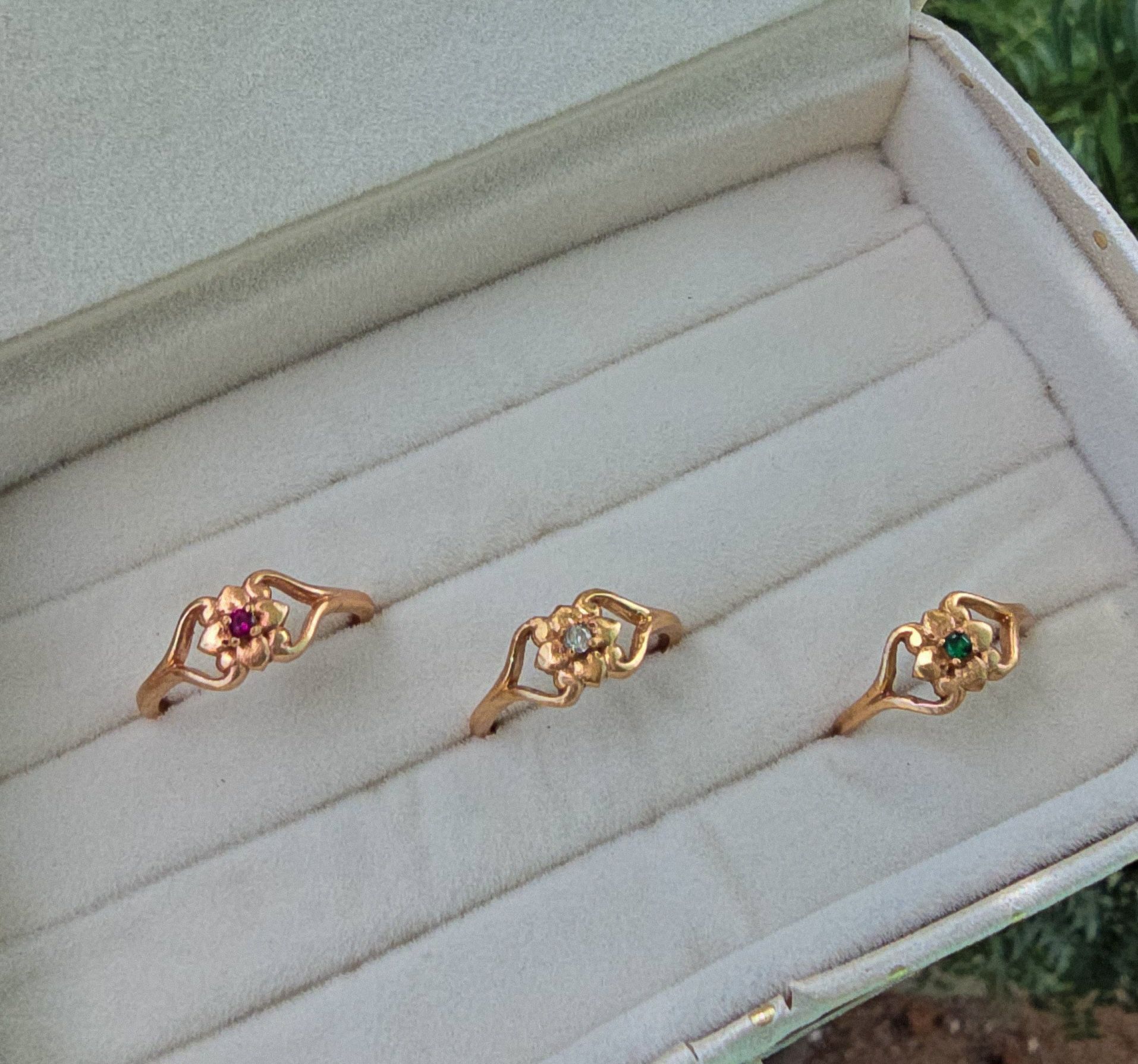 Flower pattern ring 