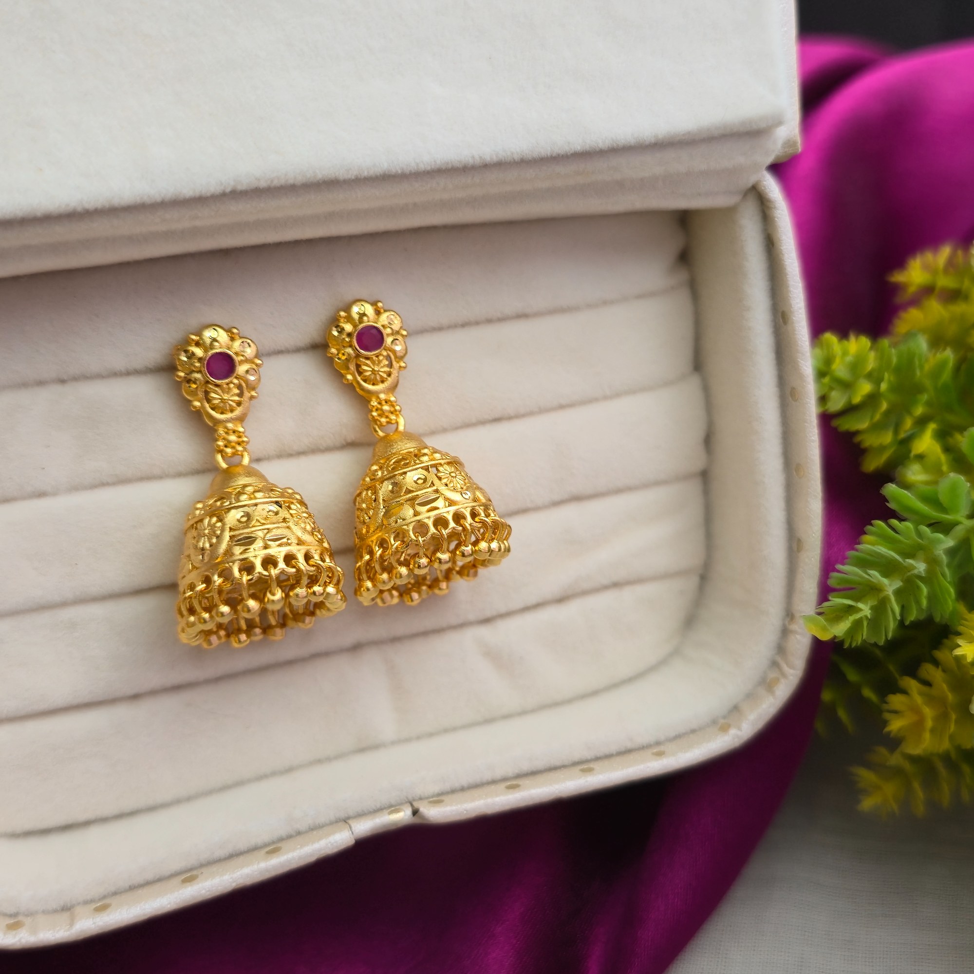 Real Gold Look Earring Collection 