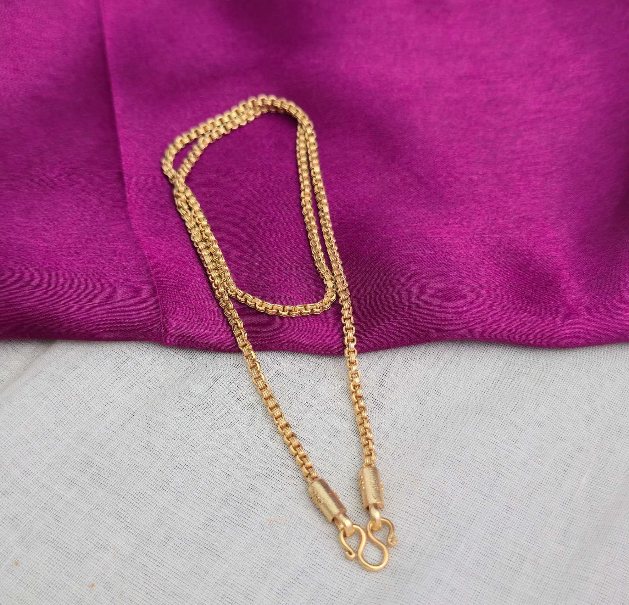 Pure impon unpolished chain 18"inches 