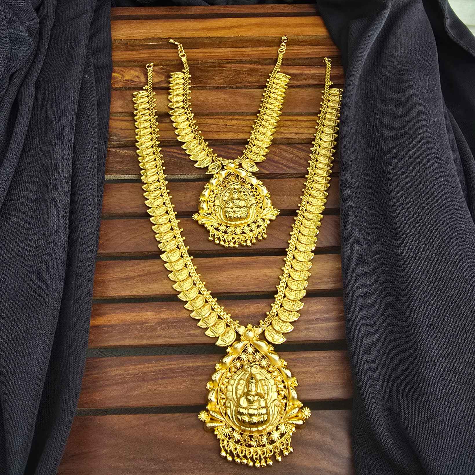 Real Gold Look Lakshmi Combo Collection 