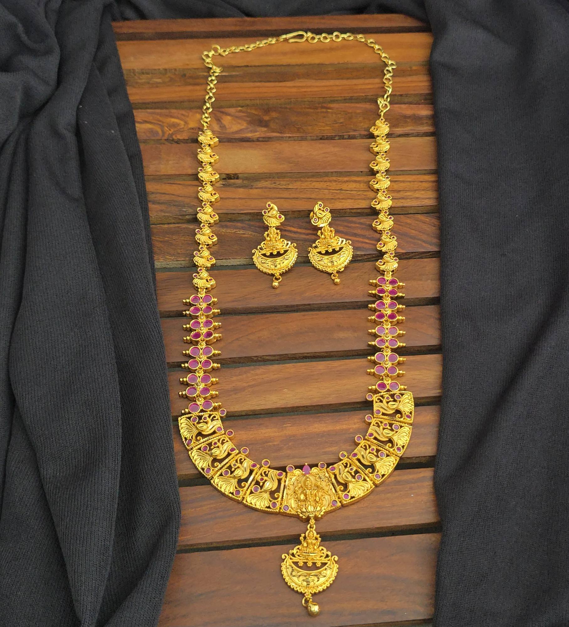 Premium traditional Lakshmi haram 