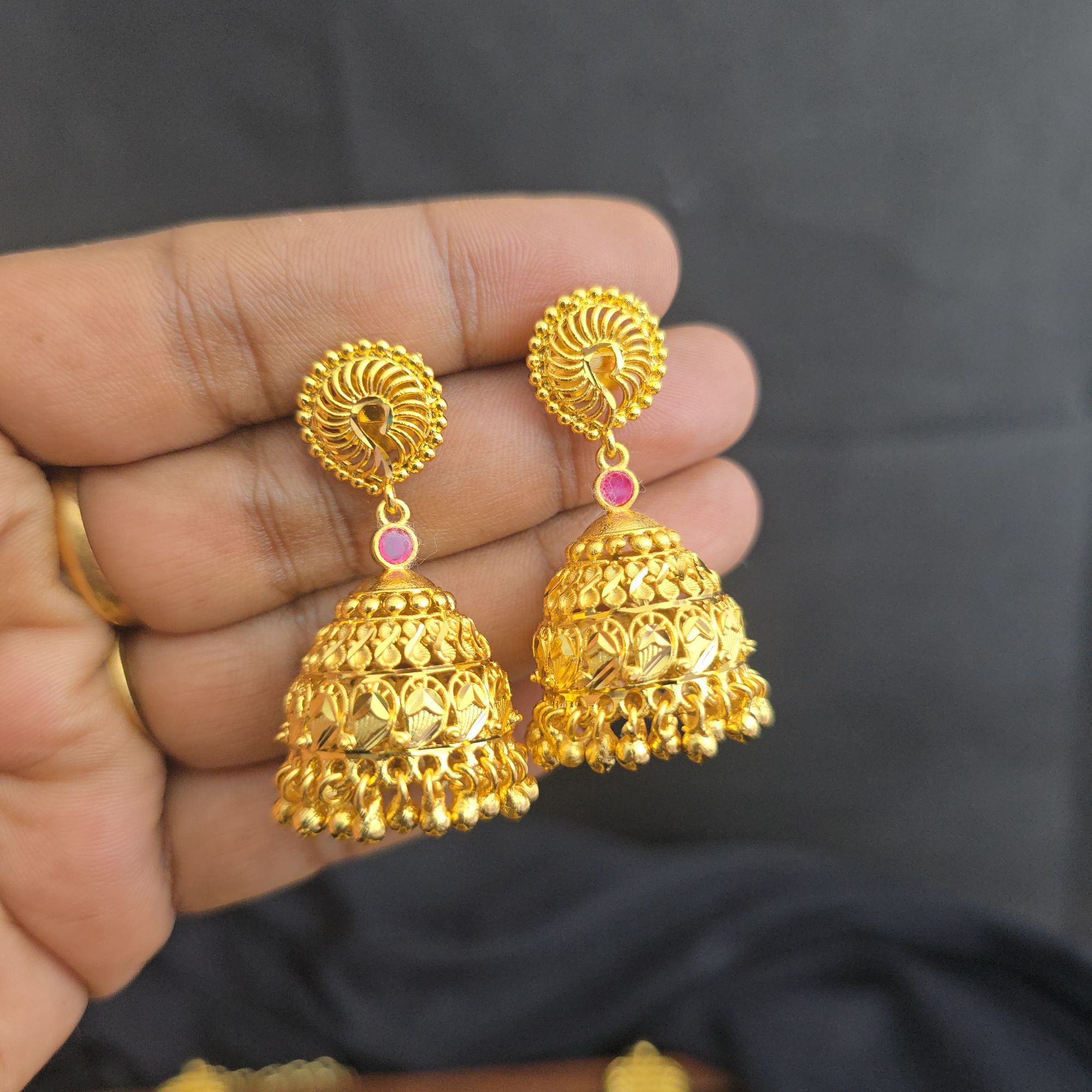 Bridal Grand Haram Premium Gold Look 