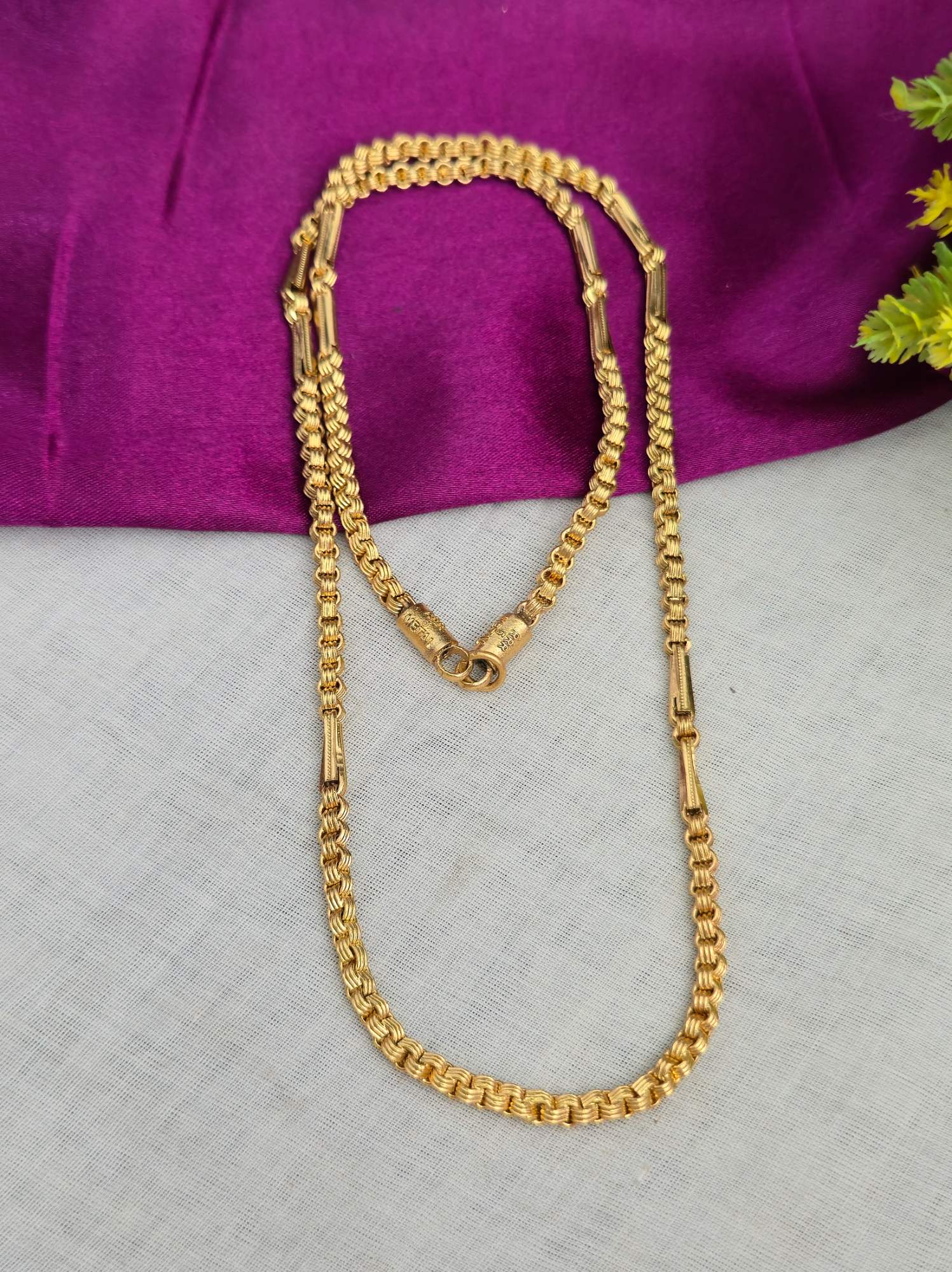 Pure impon unpolished chain 24"inches